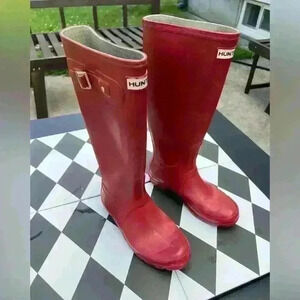 HUNTER ORIGINAL Tall Rain Boots W23499  SIZE-  UK-4   US-5M/6F  EU-37